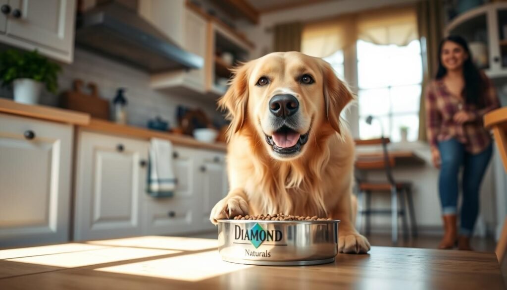 Diamond Naturals dog food transition