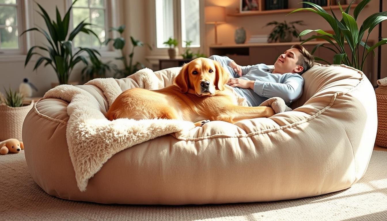 Human dog bed