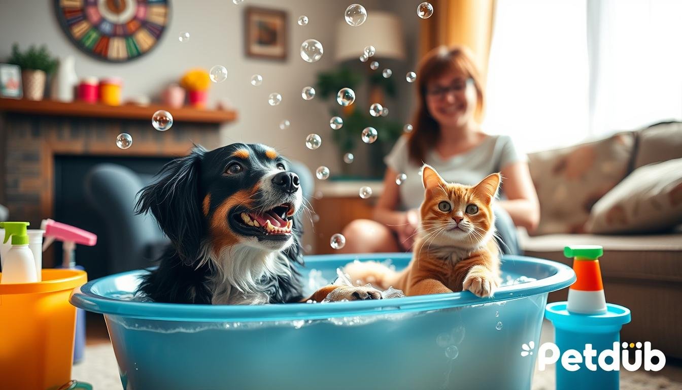 Pet cleanliness experiences