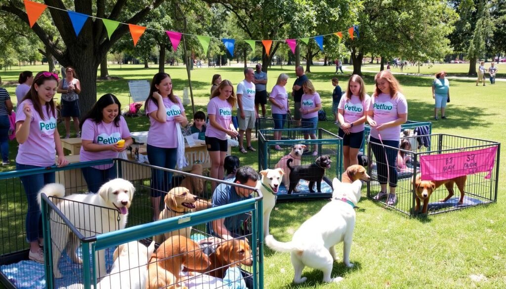 community pet adoption event