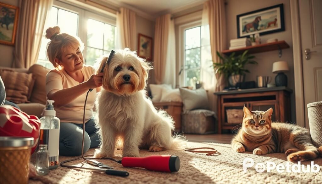 daily pet grooming routine