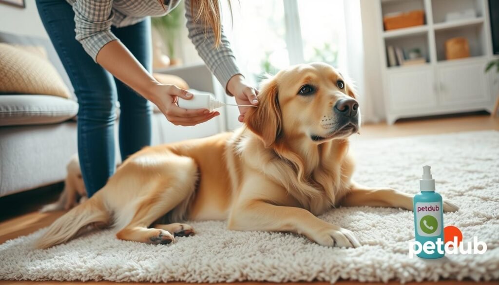 dog ear cleaning