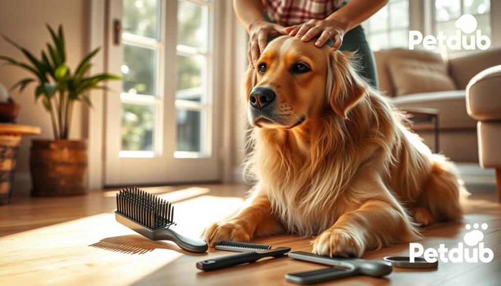 dog grooming brushing techniques