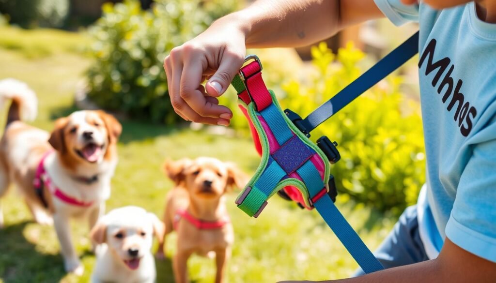 dog harness care