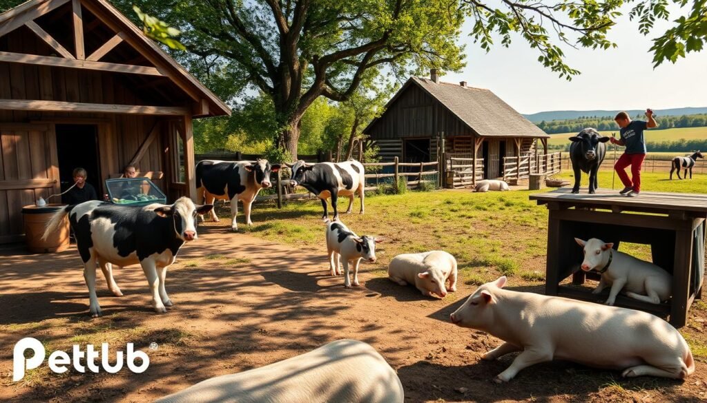 farm animal shelters in France