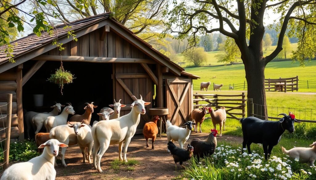 farm animal shelters in France