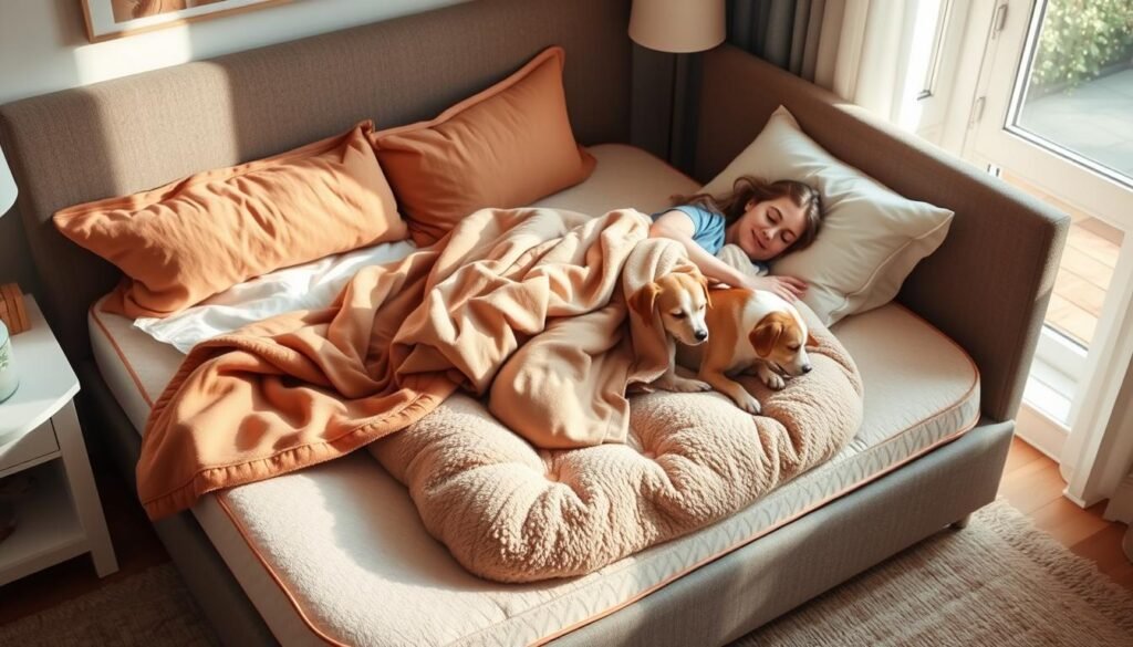 human dog bed