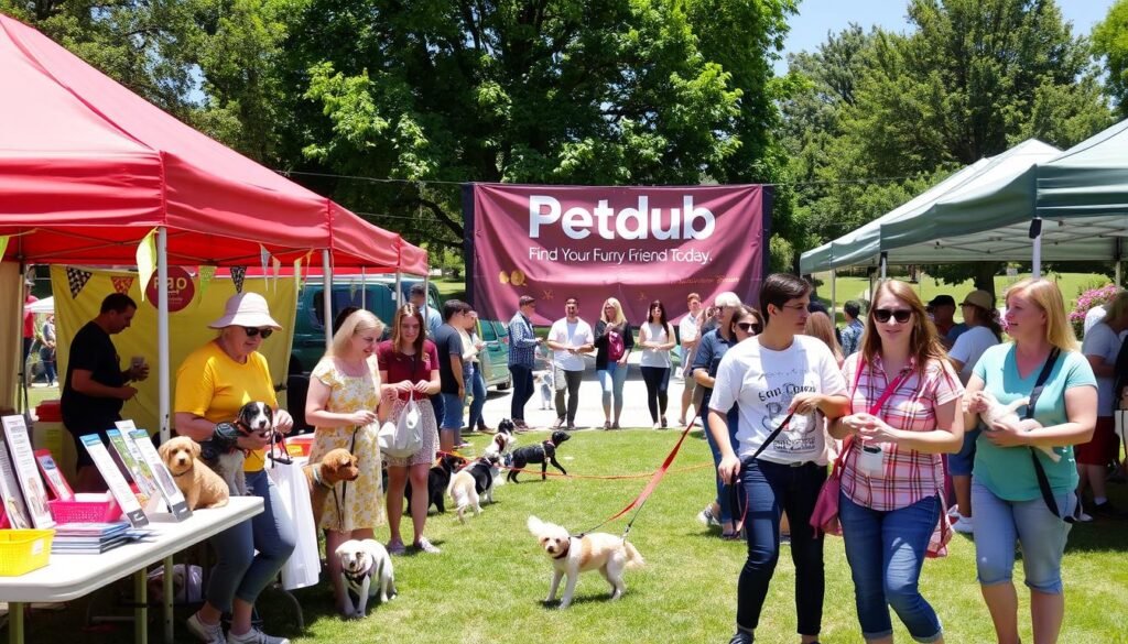 organizing pet adoption events