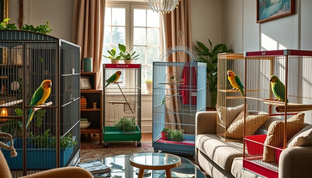 parrot spacious cages