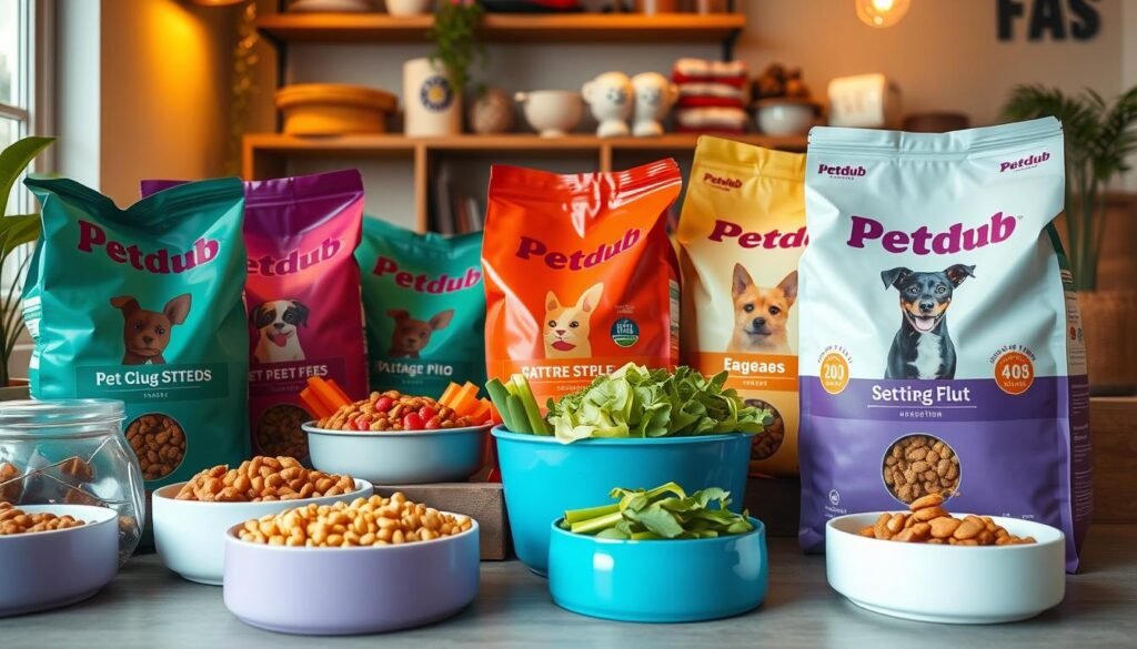 pet food selection