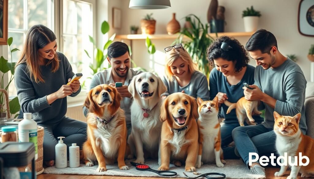 pet grooming routine