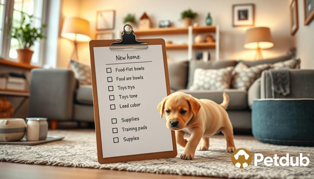 puppy care checklist