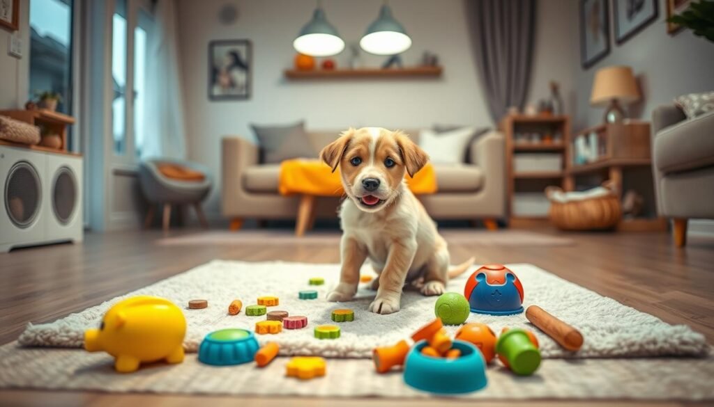 puppy learning environment